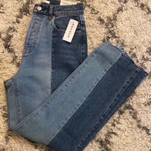 Pacsun High Rise Straight Leg Jeans